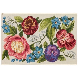 Liora Manne Esencia Secret Garden Indoor/Outdoor Mat