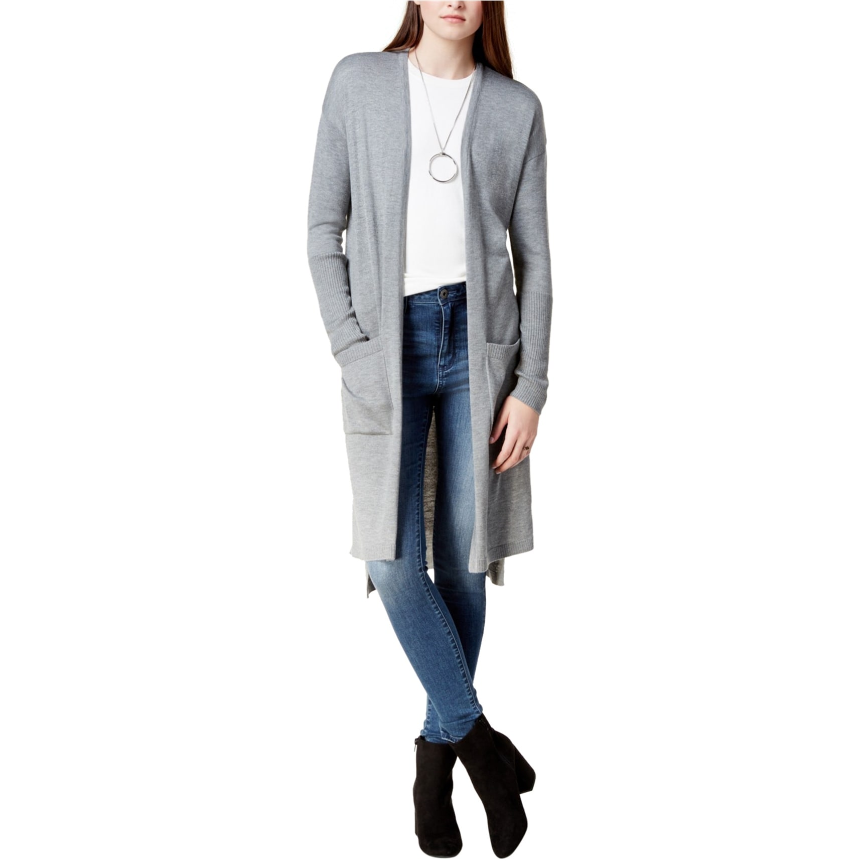 grey cardigan womens