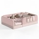 preview thumbnail 119 of 124, Twin/Full/Queen Teddy Fleece Floor Bed with Upholstered Safety Rails and Pocket