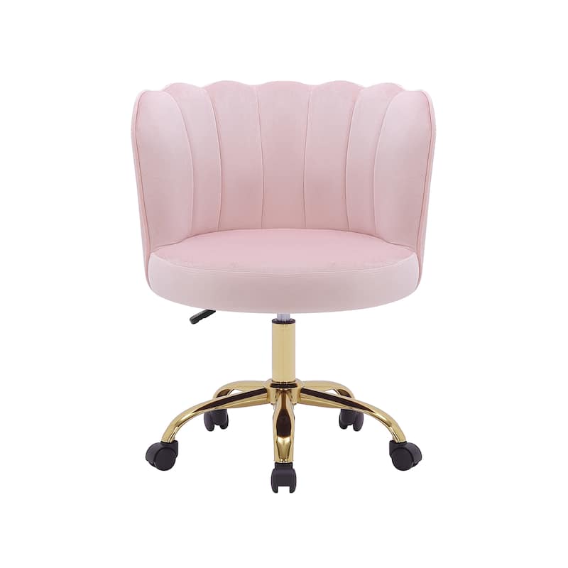 Porthos Home Alma Velvet Swivel Office Chair