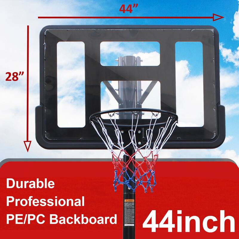 Teenagers Portable Basketball Hoop Height Adjustable basketball hoop stand 6.6ft - 10ft