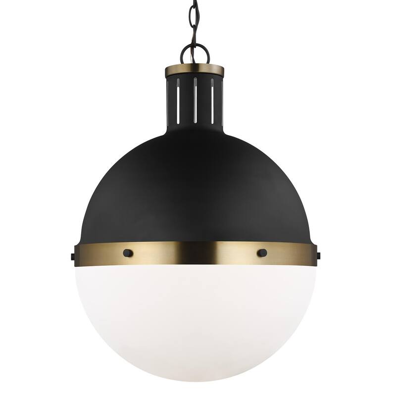 Bellevue Loire 16" Wide Pendant - Midnight Black