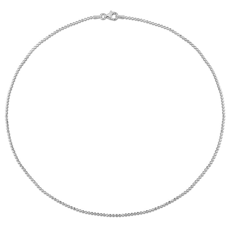 Miadora Sterling Silver Ball Chain Necklace