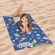 preview thumbnail 2 of 4, Hasbro Peppa Pig Party Pattern Beach Towel - 30" x 60"