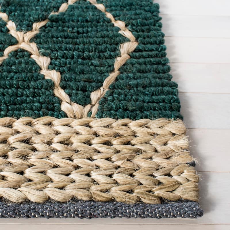 SAFAVIEH Handmade Natural Fiber Foolke Casual Jute Trellis Rug