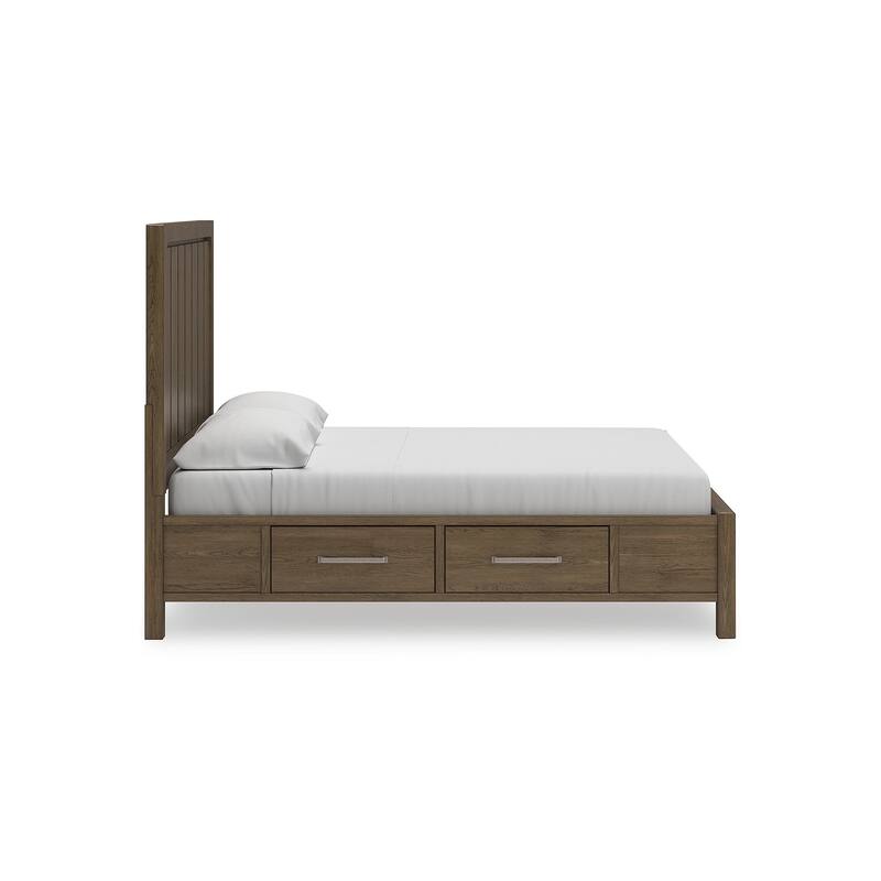 Signature Design by Ashley Cabalynn Brown Panel Bed with Storage