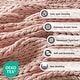 preview thumbnail 94 of 93, Madison Park Hand Made Chunky Double Knit Throw Blanket