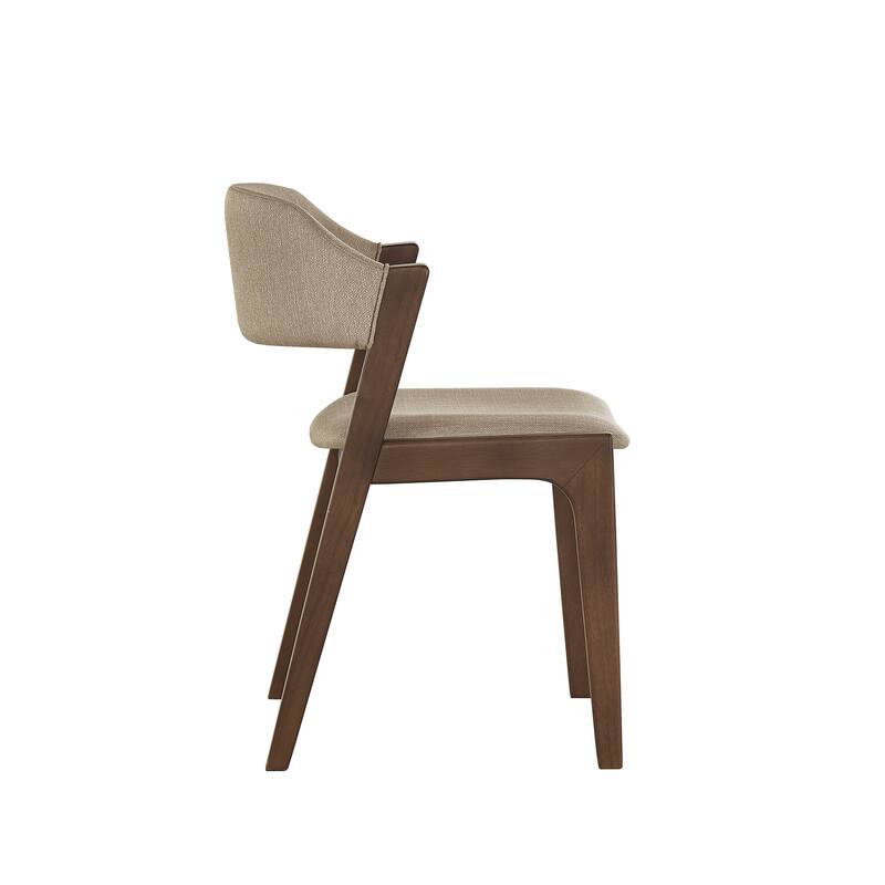 Pitea Scandinavian Wood Finish Dining Chairs (Set of 2) by iNSPIRE Q Modern