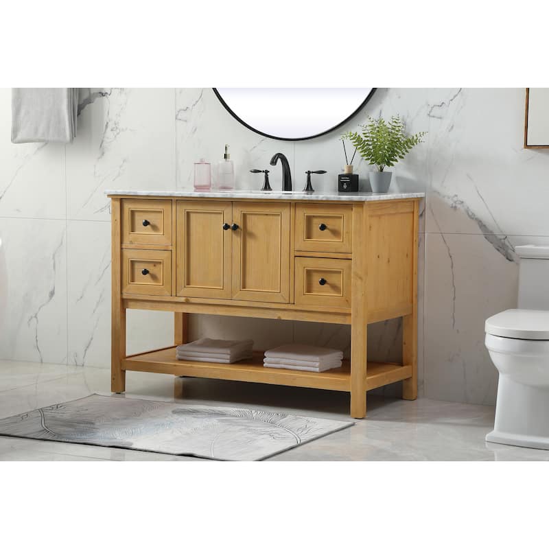 Grand 48 - 72 Inch Single Bathroom Vanity