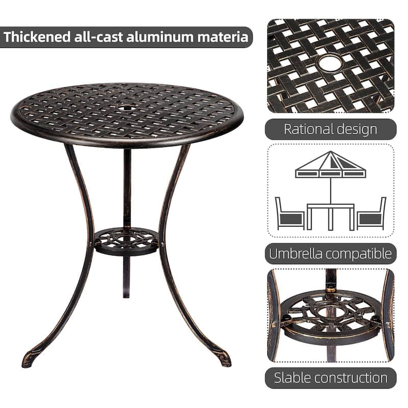 Cast Aluminum Bistro Set