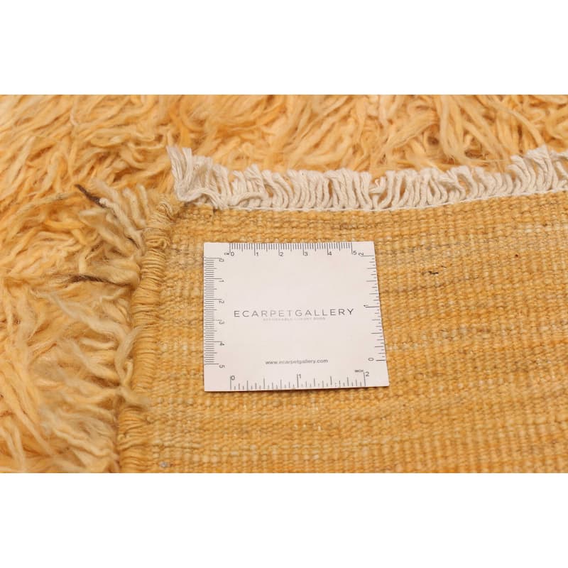 ECARPETGALLERY Hand-knotted Finest Peshawar Ziegler Orange Wool Rug - 9'6 x 10'2