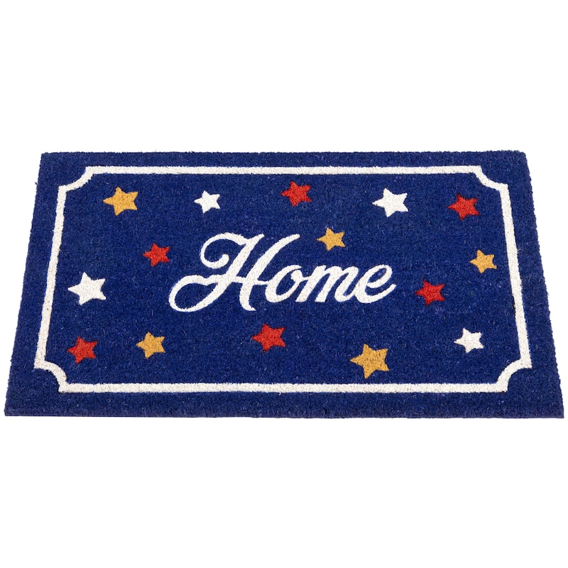 Blue Coir "Home" Americana Outdoor Doormat 18" x 30"