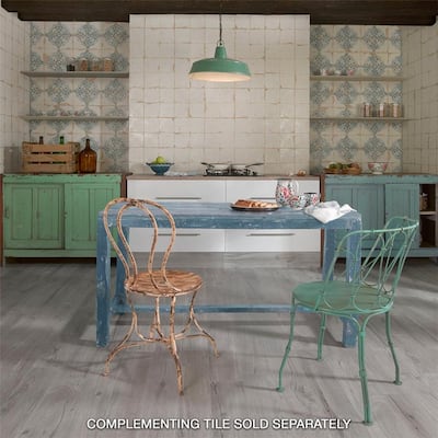 Merola Tile Artisan Blanco 13" x 13" Ceramic Floor and Wall Tile