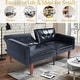 preview thumbnail 4 of 31, 68 in. Soft Convertible Sofa Bed with Adjustable Backrest and Solid Wood Legs