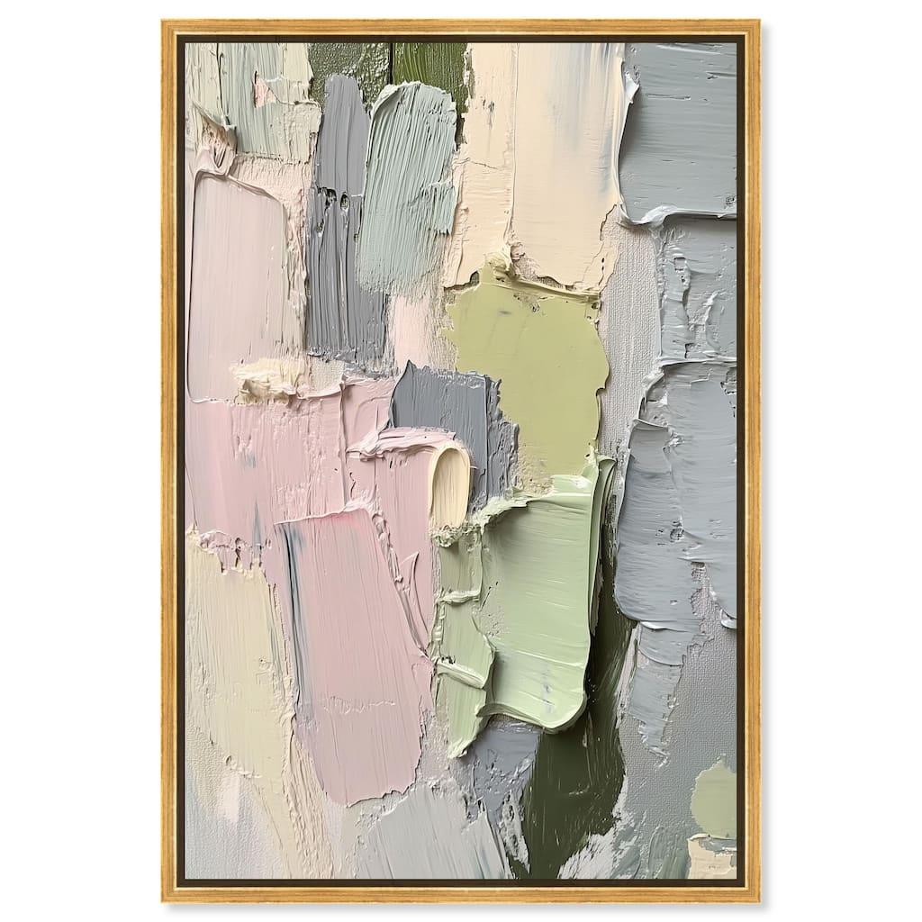 Creamy Contours II Canvas by Art Remedy