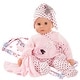 preview thumbnail 5 of 3, Gotz Cookie 19" Soft Baby Doll in Pink with Blue Sleeping Eyes and Accessories