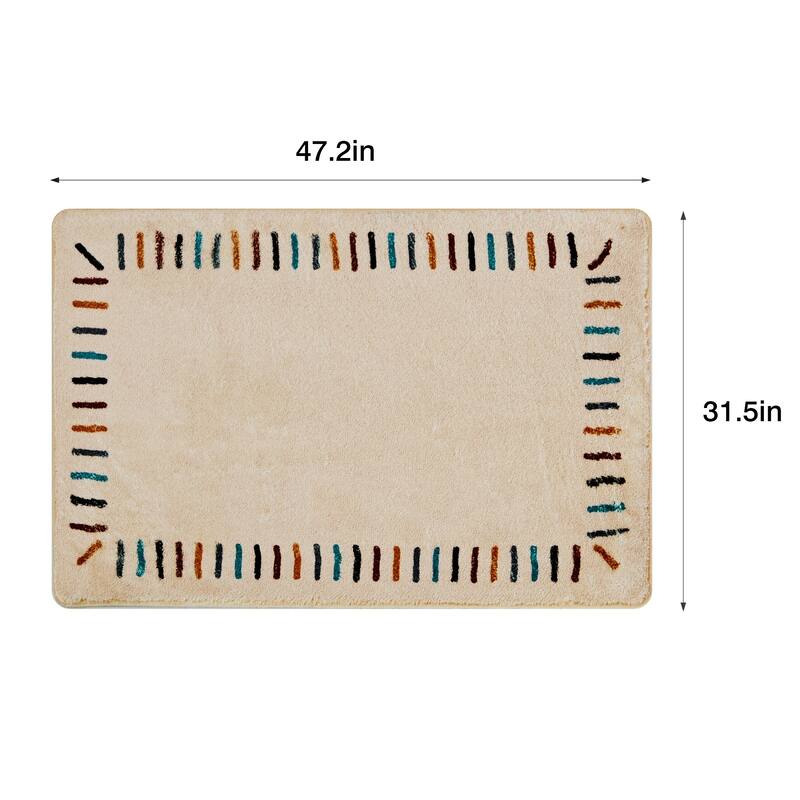 Front Door Mat Entry Doormat Non Slip Thin Washable Inside Entryway Mats for Home Entrance