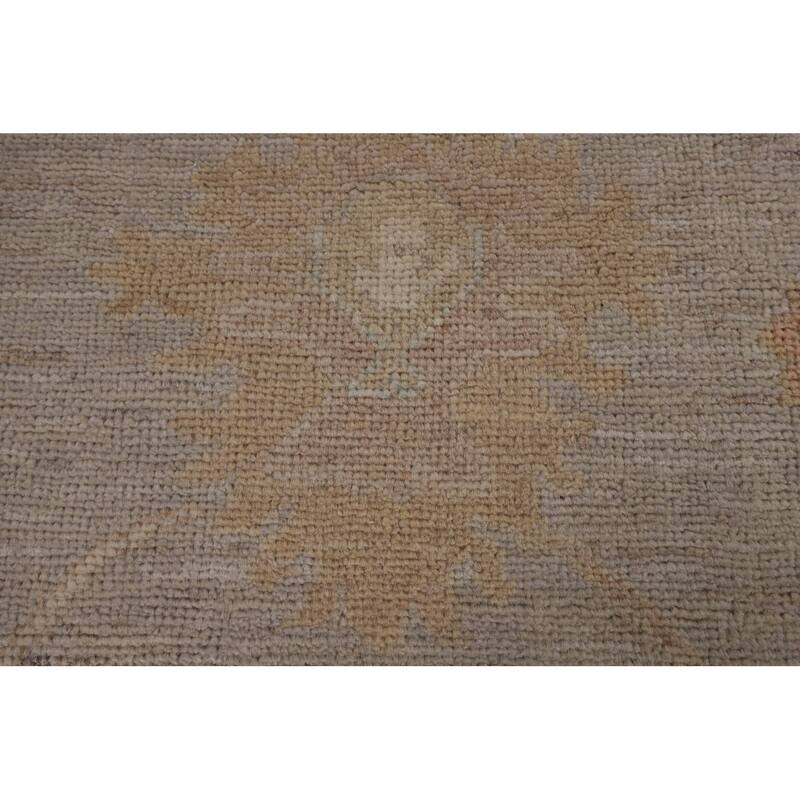 Oushak Vegetable Dye Area Rug Handmade Wool Carpet - 8'3"x 10'2"
