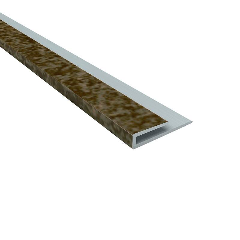 Fasade Backsplash Accessory Kit in Smoked Pewter - 5 Pack