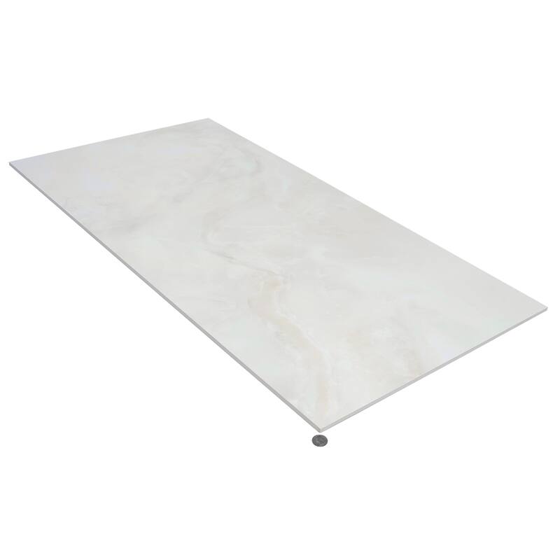 Splendor 24x48 in. Ivory Pearl White Honed Porcelain Crosscut Large Wall and Floor Tile (15.5 sq ft/case, 2-Pack)