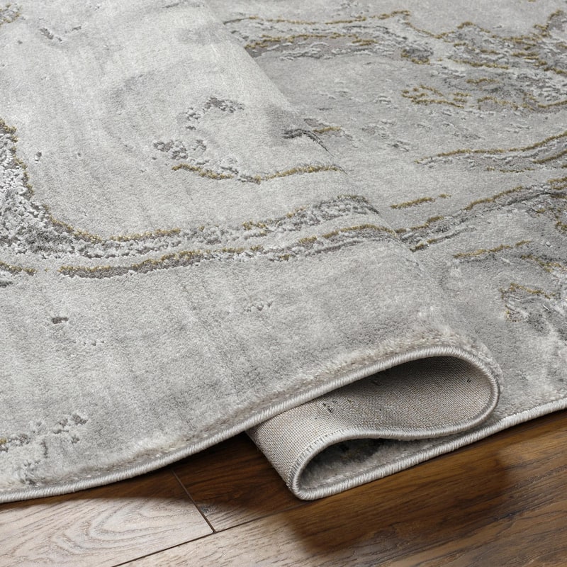 Livabliss Tibetan Modern Swirl Area Rug