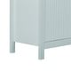 preview thumbnail 13 of 11, Entryway Buffet Cabinet with Wave 2-Door and 3 Drawers, Adjustable Shelves for Stylish Storage