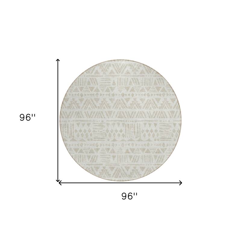 HomeRoots Southwestern Transitional Rectangle Outdoor Rug