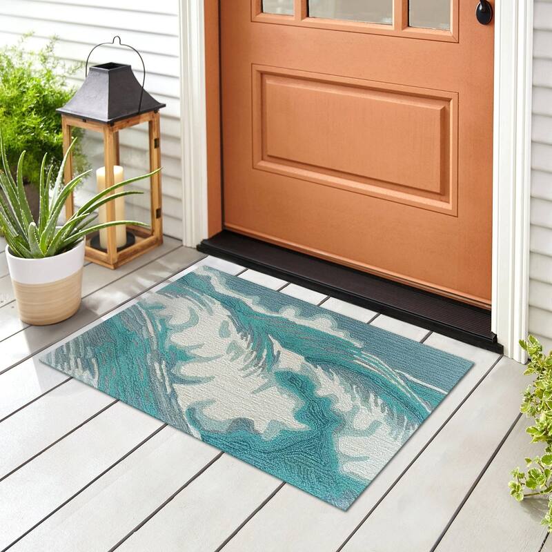 Liora Manne Capri Wave Indoor/Outdoor Area Rug