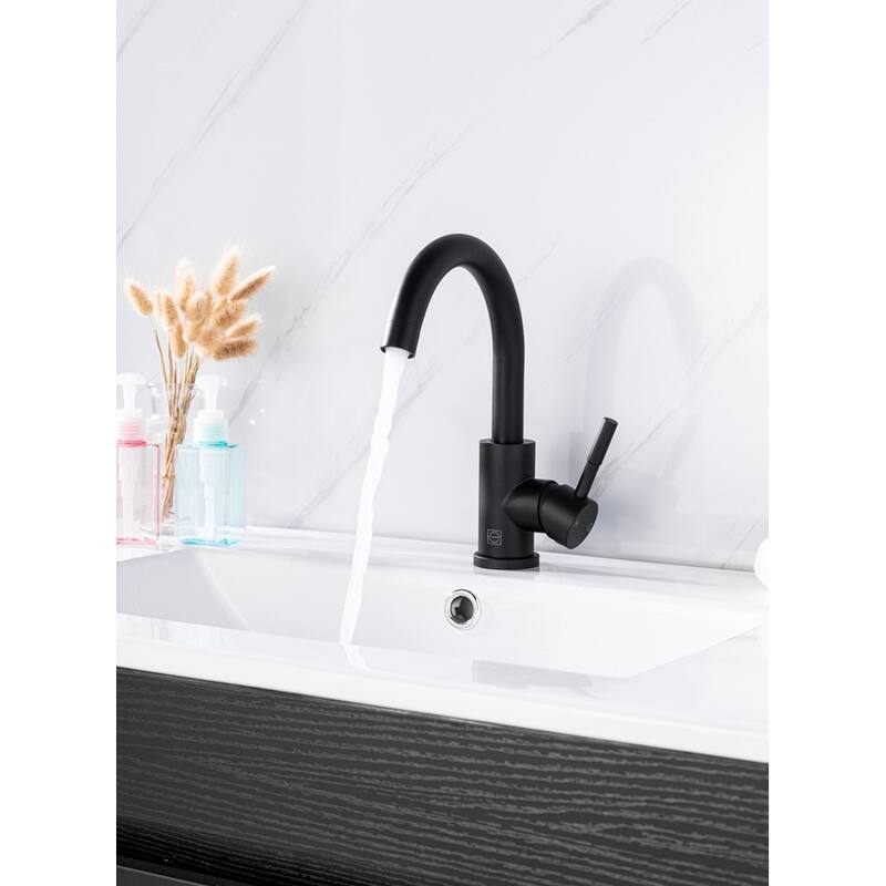 Indigo Home Single Hole Single Handle Bathroom Faucet