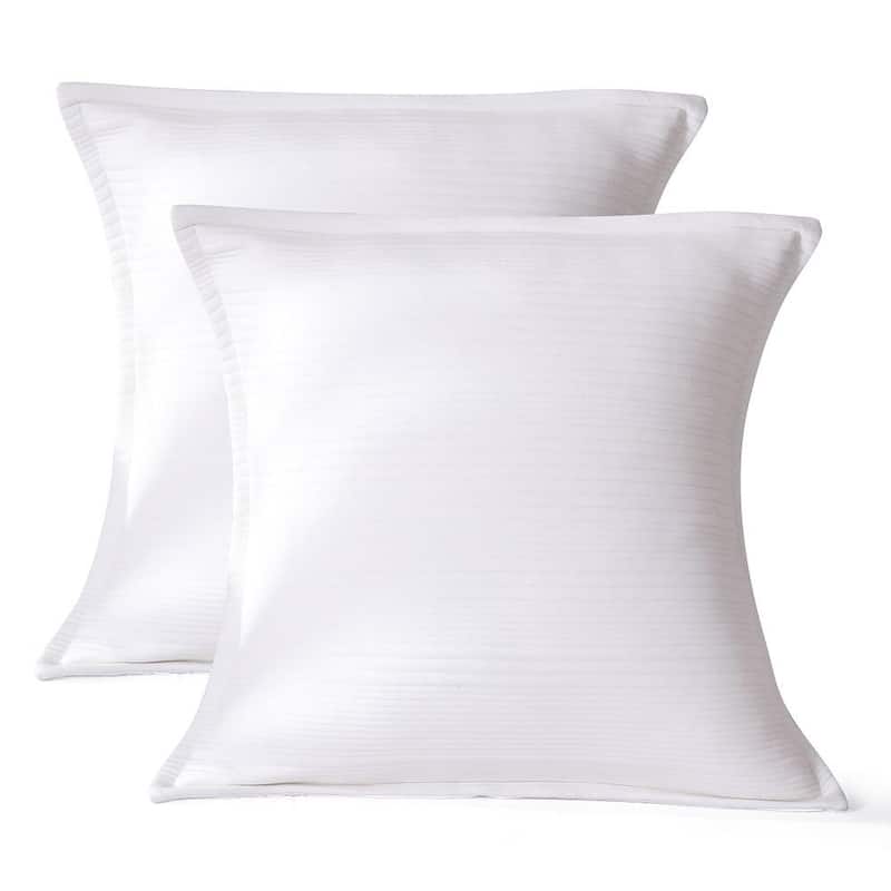 Cotton Cloud Jersey European Pillow Sham, 2 Pieces - Ivory