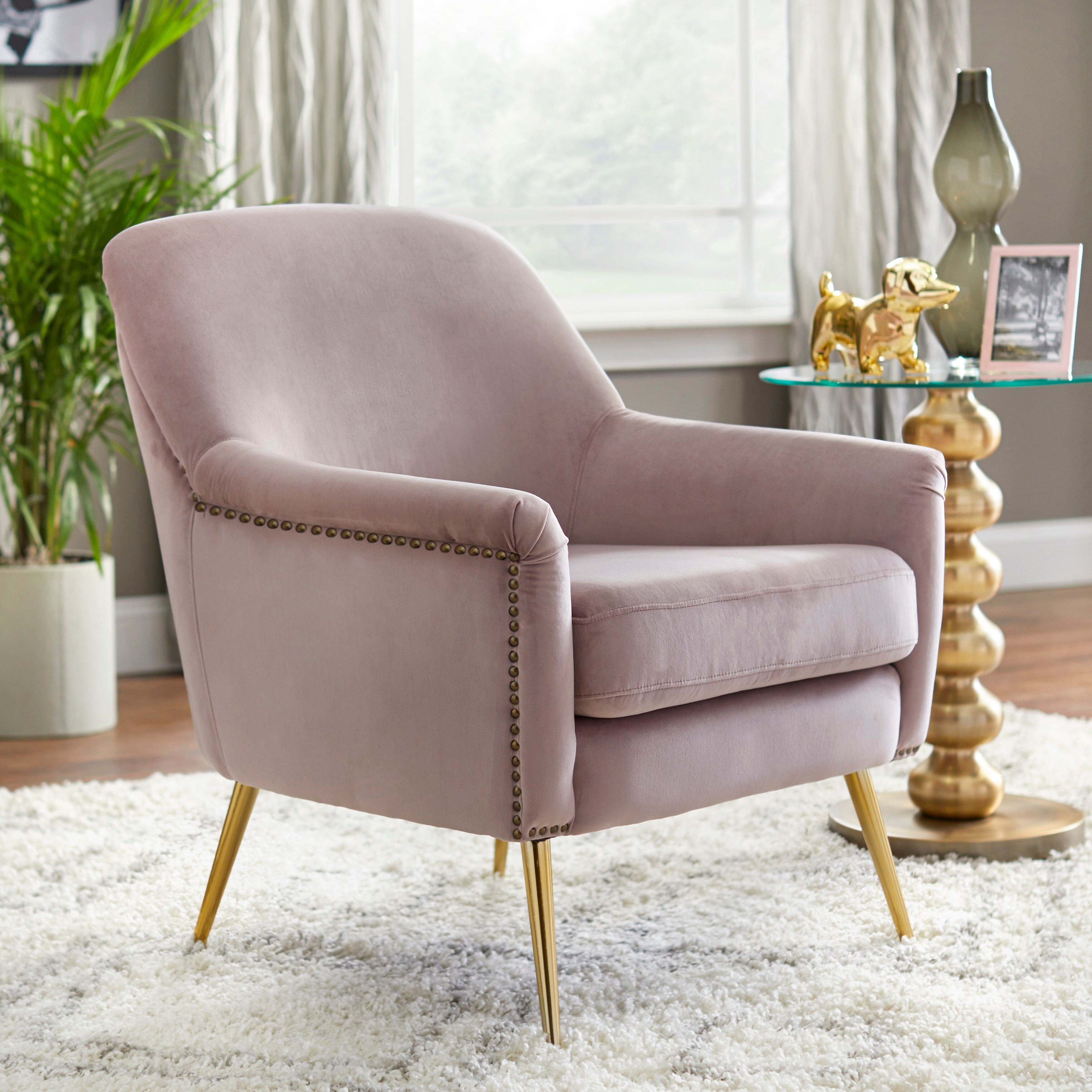 Lifestorey Vita Mid-century Upholstered Accent Chair