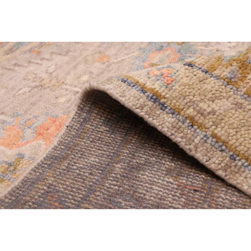 ECARPETGALLERY Hand-knotted Jules Serapi Grey Wool Rug - 8'0 x 9'11