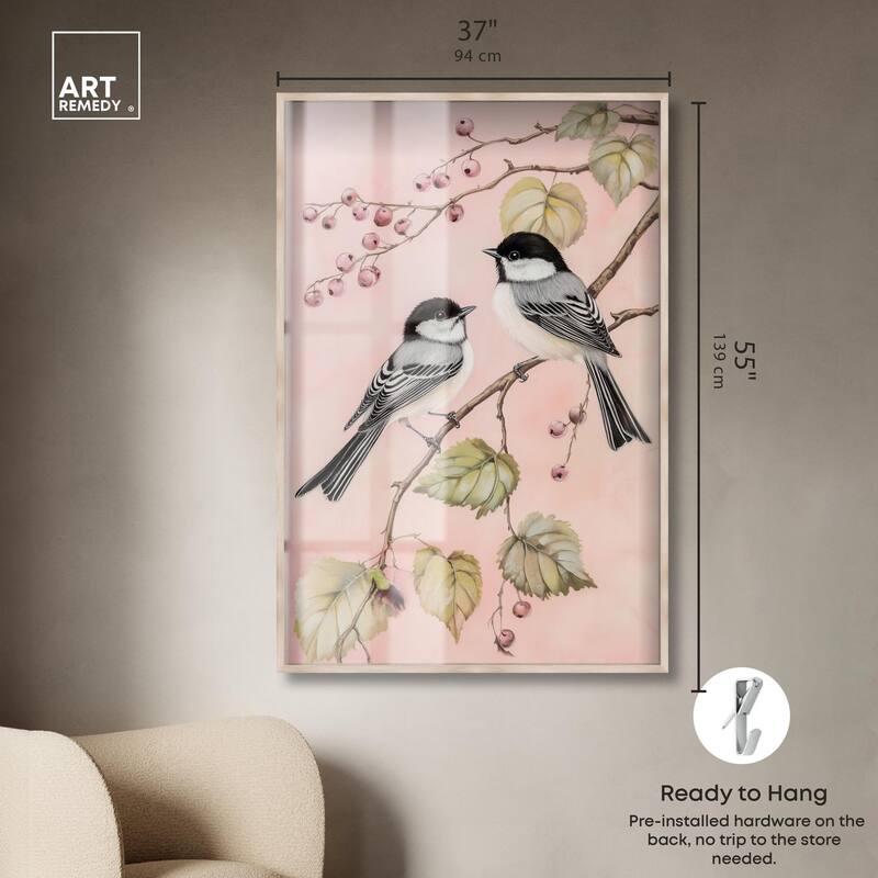 Winter's Tiny Guests Shadowbox by Art Remedy
