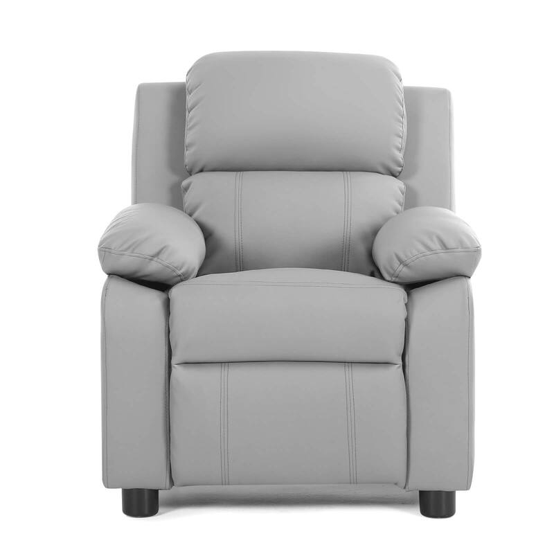 PU Leather Kids Recliner with Armrest & Headrest Lounge 3 Color - See Details