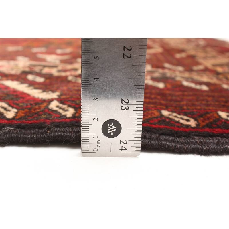 ECARPETGALLERY Hand-knotted Teimani Dark Brown Wool Rug - 3'8 x 6'1