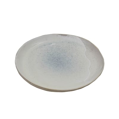 Split P Blue Speckled Platter - 12.5" dia x 1.25"