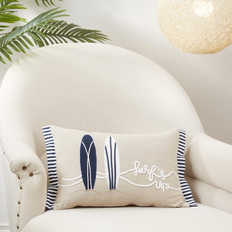 Surf's Up Voyage Throw Pillow