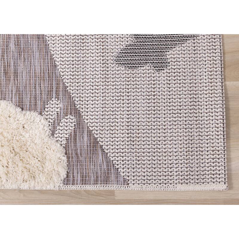 Kids Collection -Cream/Brown Sheep Rug