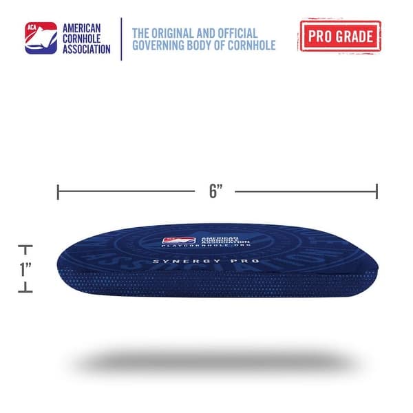 Official ACA Tournament Badge Blue Dual Sided Cornhole Bags