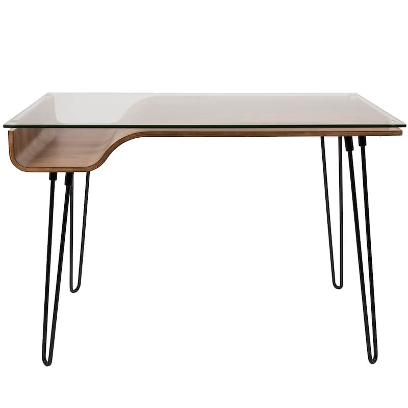 Carson Carrington Kams Mid-century Modern Office Desk - Walnut