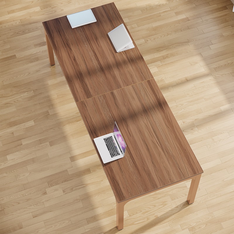 6.5FT Conference Meeting Seminar Business Table Set for 8-12 Person (Set of 2)