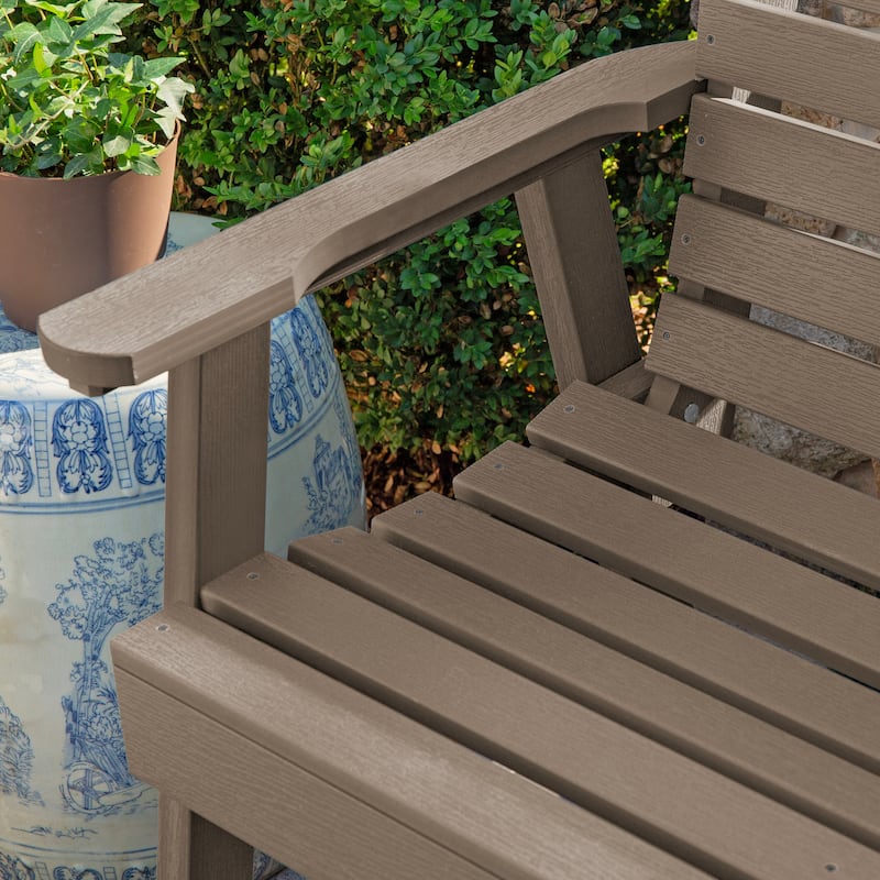 HIGHWOOD Weatherly 5-foot Eco-friendly Synthetic Wood Garden Bench