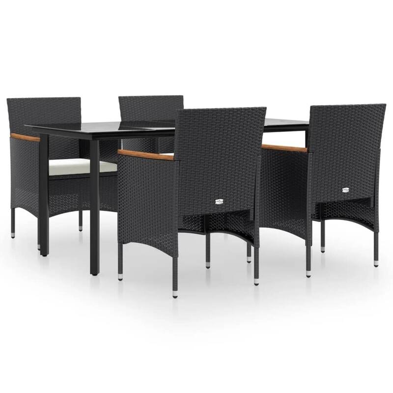 vidaXL Patio Dining Set Outdoor Dining Set Table and Chair Set for Garden