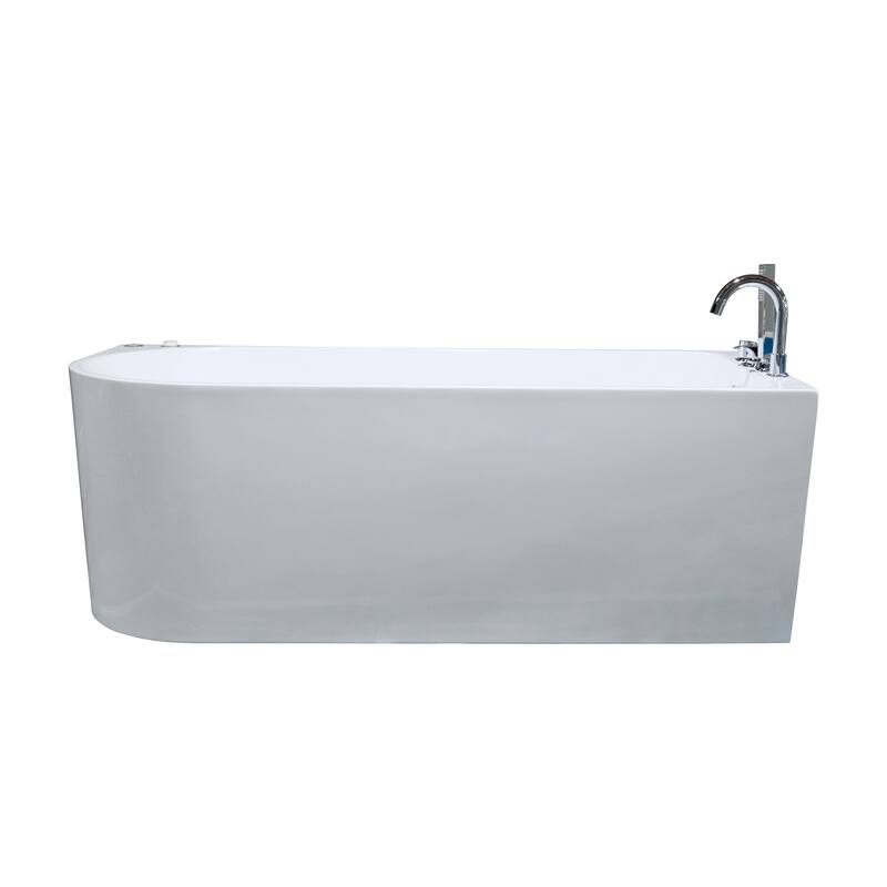 A&E Bath Ovid 67-inch Right-Hand Alcove Jetted Tub