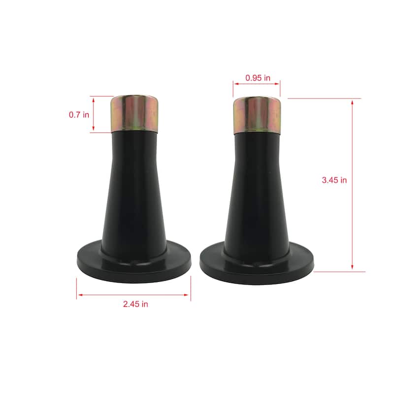 Replacement Heavy-Duty Plastic Bedframe Glides (Set of 6)