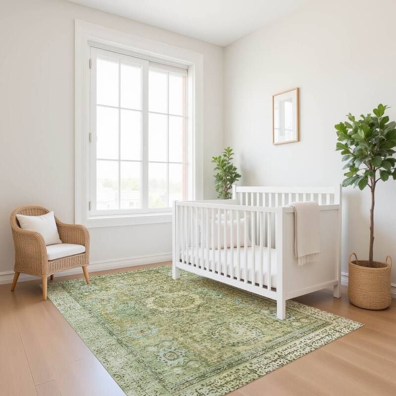 Premium Washable Super Soft Vintage Traditional Mayfield Rug