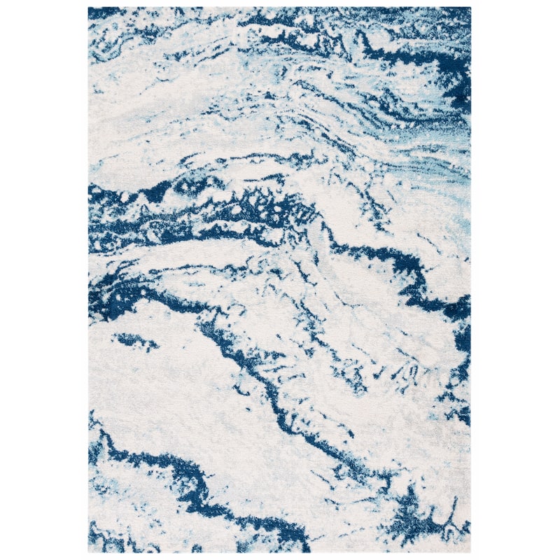 SAFAVIEH Tulum Ludie Bohemian & Eclectic Rug - 8' x 10' - Ivory/Blue