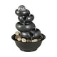 preview thumbnail 6 of 9, Cascading Flowing Water Blows Zen LED Lighted Fountain for Home Decor