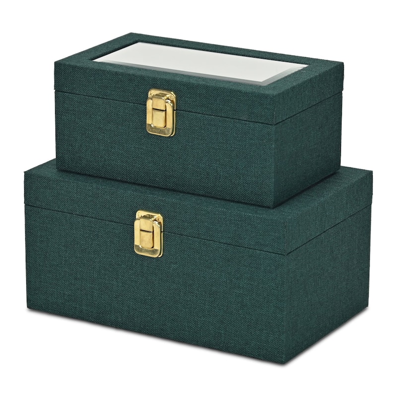 Canter Isle Linen Decorative Box Set