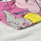 preview thumbnail 5 of 52, Hasbro Peppa Pig Silk Touch Sherpa Throw Blanket